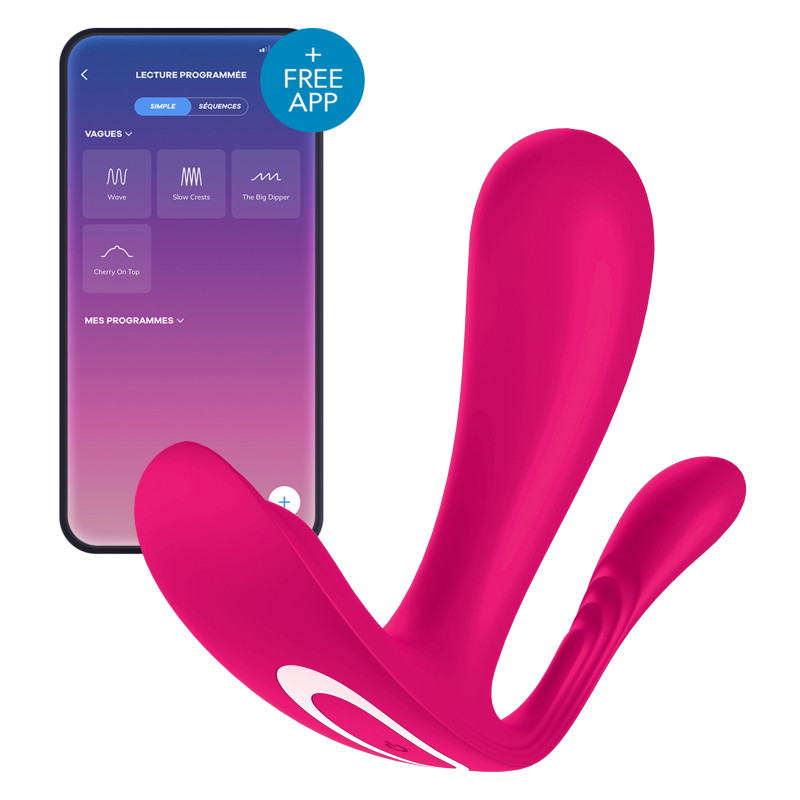 Satisfyer Stimulateur connecté Satisfyer Top Secret 2 - 9 x 3cm Rose